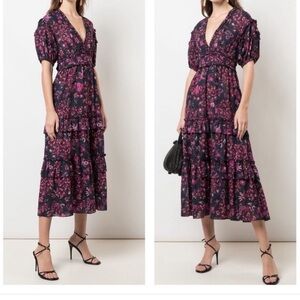 Ulla Johnson Amora Dress in Midnight Sz 6